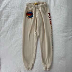 Aviator Nation Cream Sweatpants!